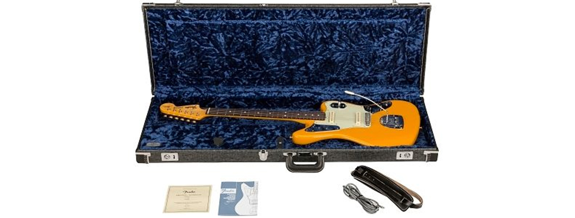 Fender Limited Edition Johnny Marr Jaguar электрогитара в цвете Fever Dream Yellow